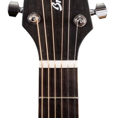 Breedlove ECO Pursuit Exotic S Concert CE Myrtlewood Electro-Acoustic Guitar in Amber image 5