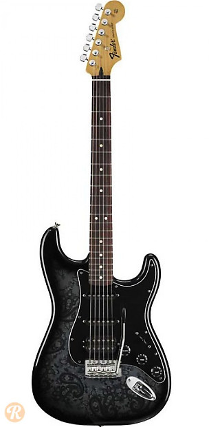 Fender FSR Black Paisley HSS Stratocaster Black Paisley 2012 image 2