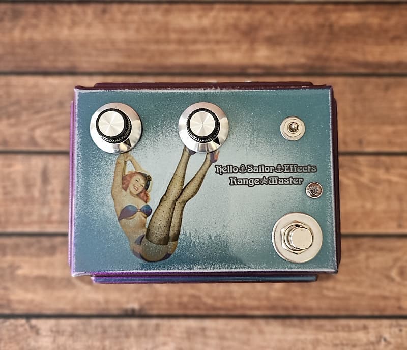 Hello Sailor Effects Rangemaster Aged flip paint Reverb