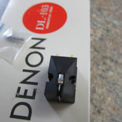Denon DL-103 MC Cartridge Low Hours, Box, manual, improved, Ex Sound, JAPAN, Industry Standard image 2