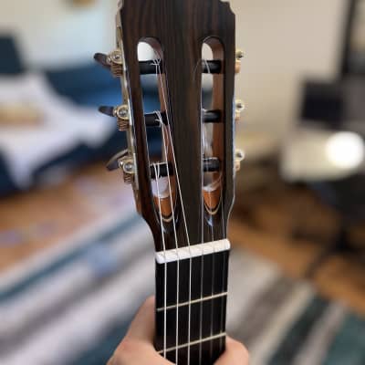 Kim Lissarrague 2022 Lattice Braced Cedar (with video!) Concert Guitar 2022 image 6