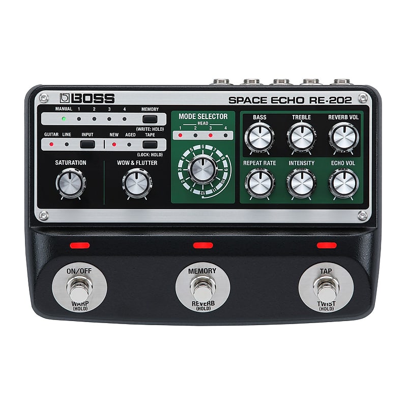 Roland RE-202 Space Echo Multi-Head Tape Echo Pedal | Reverb