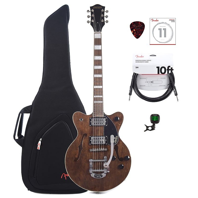 Gretsch G2655T Streamliner Center Block Jr. Imperial Stain w/Bigsby  Broad'Tron Pickups w/Gig Bag, Tuner, (1) Cable, Picks and Strings Bundle  Reverb