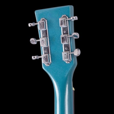 Eastwood Airline Bighorn Electric Guitar - Metallic Blue image 6