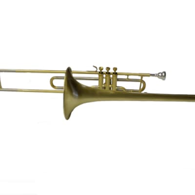 Schiller American Heritage Bb Valve Trombone – Brushed Gold image 2