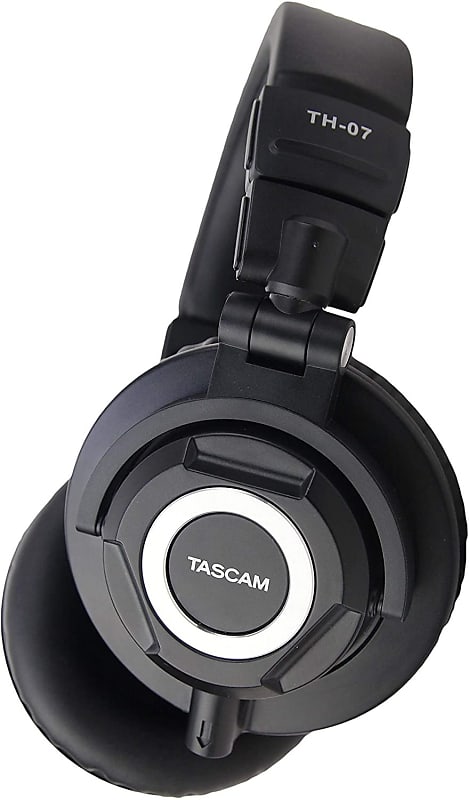 Tascam High Definition Monitor Over-Ear Headphones - TH-07  			