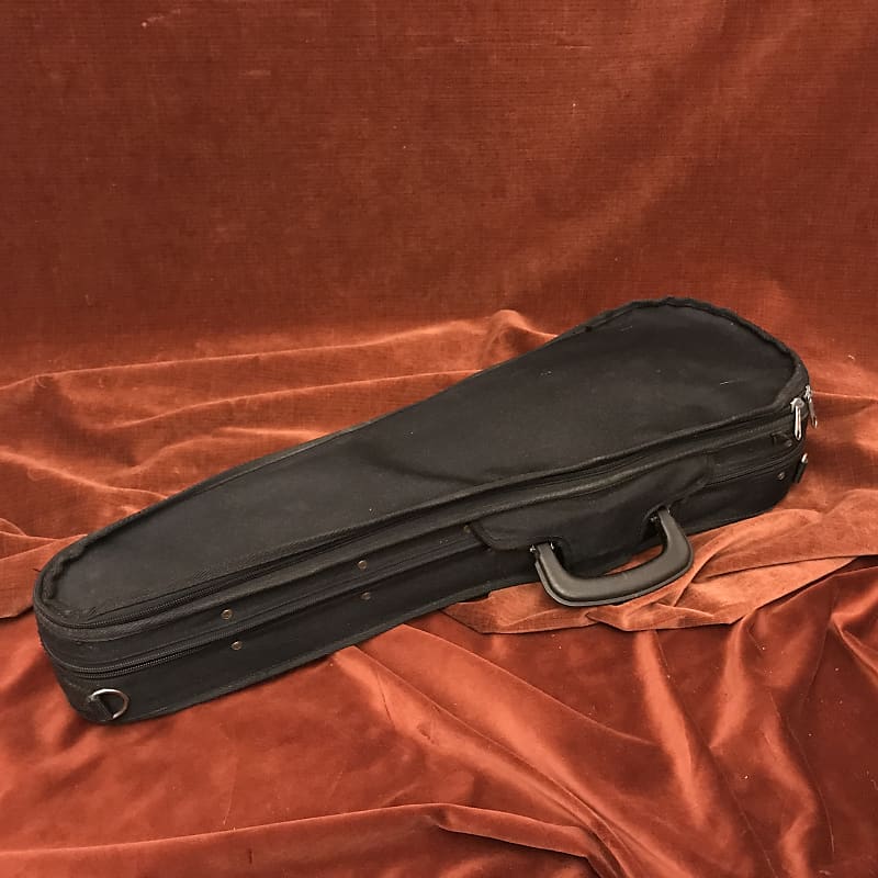 Unbranded 3/4-Size Violin Case Black w/ Red Interior