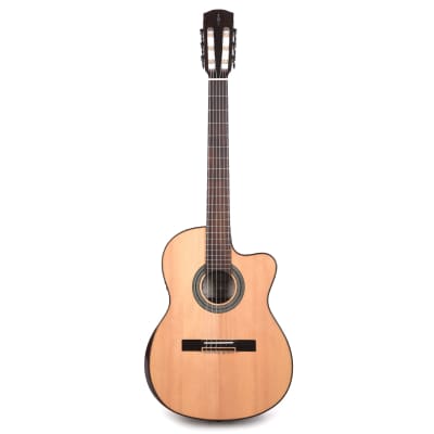 Alvarez AC70Hce Artist Classical Solid A+ Sitka Spruce/Rosewood Natural w/Armrest image 4