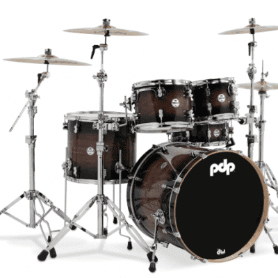 PDP Concept™ Exotic - Walnut to Charcoal Burst - 5 Pc w/FREE Lesson & Lifetime Tuning/Maintenance image 1