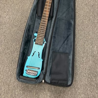 ALP DRA-300 Electric Travel Guitar 2020s - Blue image 2