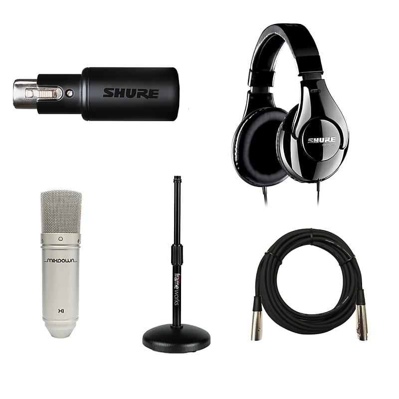 Shure MVX2U Digital Audio Interface STUDIO KIT Reverb