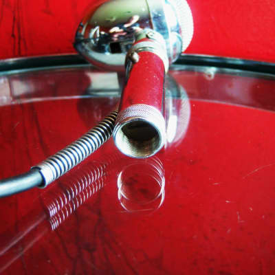 Vintage 1950's Canadian Astatic T-3 crystal "bullet" microphone High Z harp mic  prop display JT30 D104 image 10