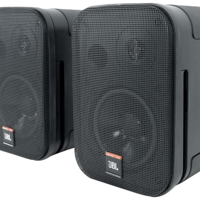 Pair JBL C1PRO Control 1 PRO Black 5.25" Wall Mount Home/Commercial Speakers image 2