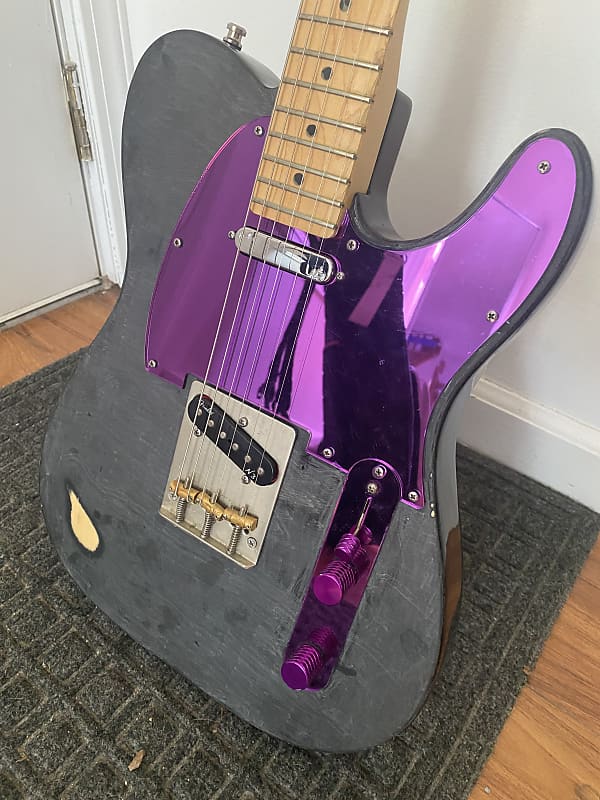Prince Fender Telecaster 1994 - Black relic custom image 1