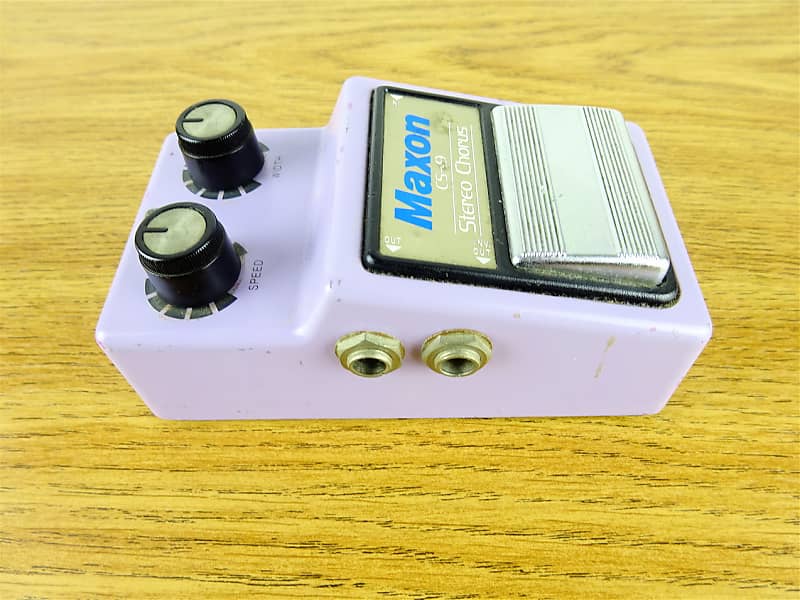 Maxon SERIES 9 CS-9 STEREO CHORUS Vintage Black Label 1980's