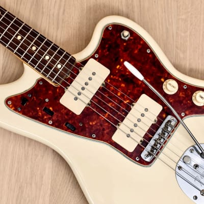 1959 Fender Jazzmaster Vintage Pre-CBS Offset Electric Guitar Olympic White w/ Case image 7