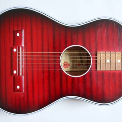 1960's Egmond Freres Parlor Guitar - Purple for sale