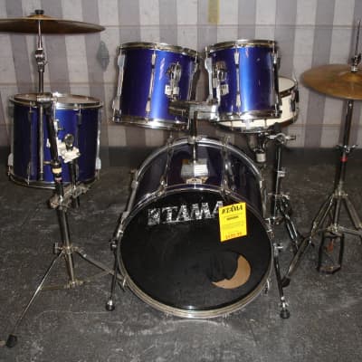 Tama Rockstar DX 6-Piece Drum Set in Ocean Blue. | Reverb