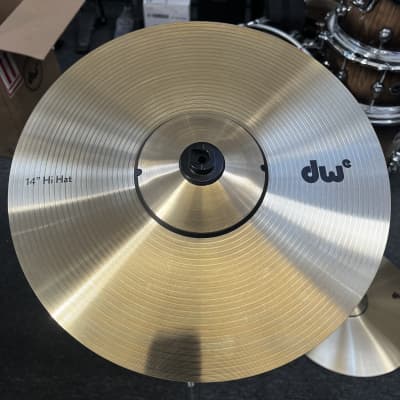 DW DWe 5pc with Cymbals - Candy Black Burst Over Curly Maple image 6