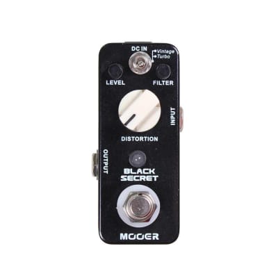 Mooer Audio Black Secret Distortion Pedal (DEC23) for sale