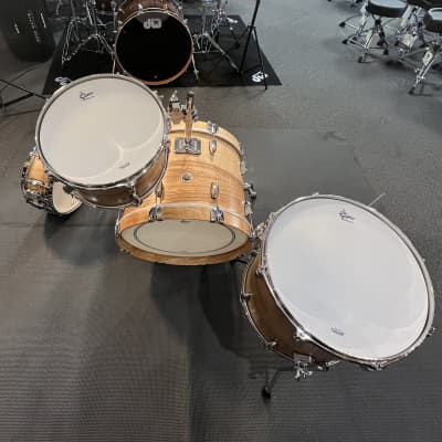 Limited Edition Gretsch Brooklyn Series 12/14/20" Drum Kit Set in Exotic Figured Ash w/ Matching 14" Snare Drum image 14