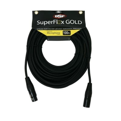 SuperFlex GOLD SFM-100 Premium Microphone Cable 100' image 2