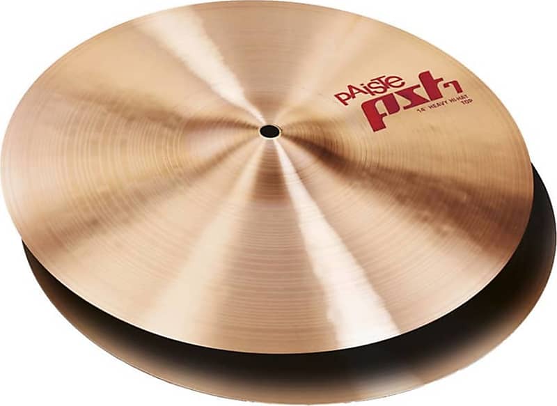 Paiste PST 7 14" Hi-Hat Drum Cymbal Pair image 1