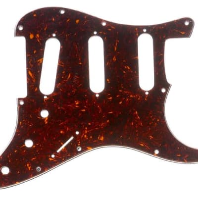 Allparts PG-0552-043 11-HOLE PICKGUARD FOR STRATOCASTER® Tortise for sale