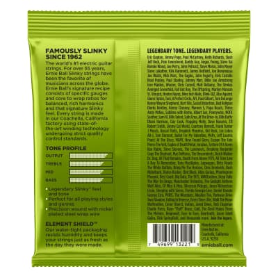 Ernie Ball Regular Slinky Nickel Wound Electric Guitar Strings 3 Pack - 10-46 G image 2