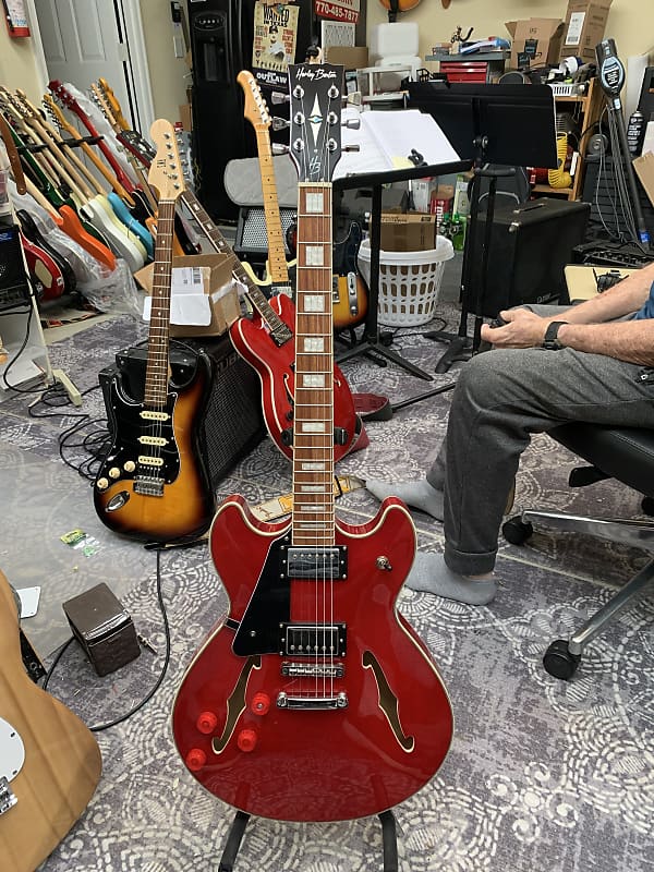 Harley Benson 335 2020s Red Reverb
