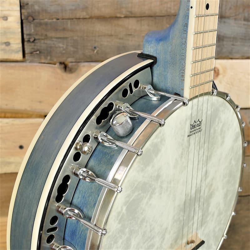 Ortega Falcon Series 5 String Banjo OBJE400TBL Transparent