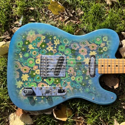 Tokai TTE70 1986 Blue Flower Rare MIJ First Year for sale