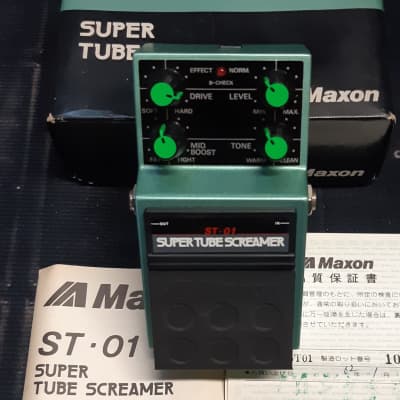 Reverb.com listing, price, conditions, and images for maxon-st-01-super-tube-screamer