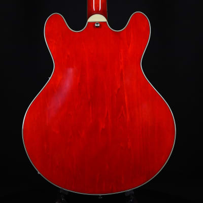 Eastman T386 Semi-Hollow Thinline Ebony Fingerboard Kent Armstrong Humbuckers Red 2023 (P2202623) image 2