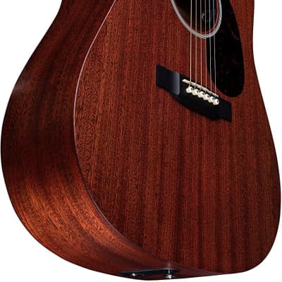 Martin Guitar Road Series D-10E Acoustic-Electric Guitar with Gig Bag, Sapele Wood Construction, D-14 Fret and Performing Artist Neck Shape with High-Performance Taper image 3