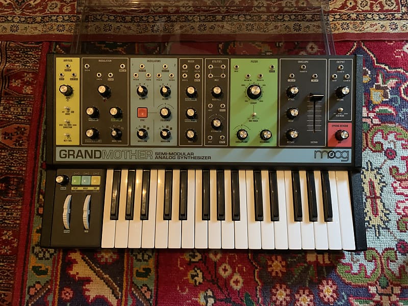 Moog Grandmother Semi-Modular Analog Synthesizer and Step