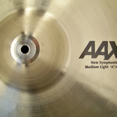 Sabian AAX 16" Symphonic Medium Light Cymbal/Model # 21656X/1 - 1445 Grams/NEW image 2