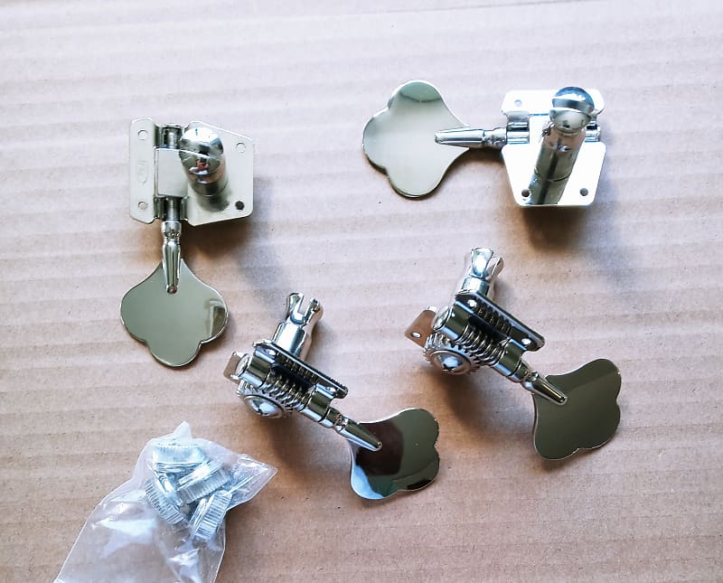 Fender Squier 70s Classic Vibe P Jazz Bass Tuning Peg Machine Reverb