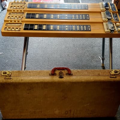 1950's Carvin triple 8 Eight String neck pedal steel guitar Lap image 11