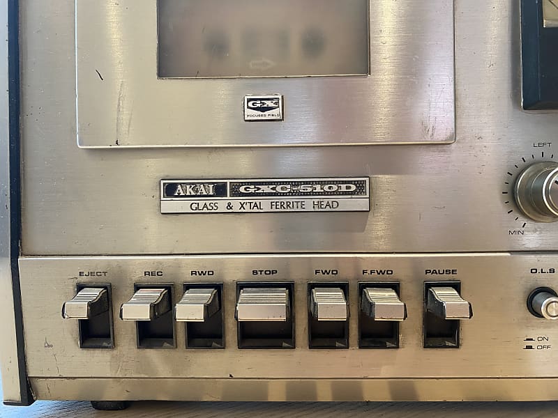 VTG. AKAI GXC-510D Vertical Stereo Cassette Tape Deck GX