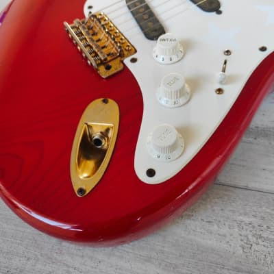 1980's Bill Lawrence (by Morris Japan) BC2R-70G Stratocaster (Red) image 2