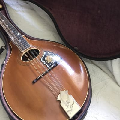 Gibson Mandolin vintage Before 1913 Light front/dark back wooden image 6