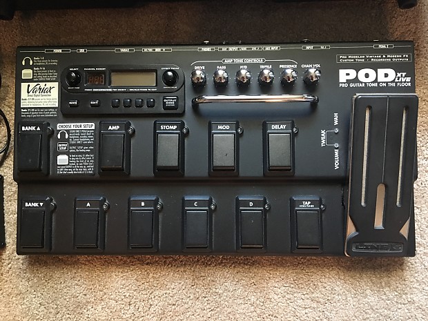 Line 6 POD XT Live w/ Hardshell Gator Case