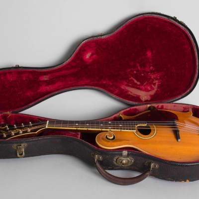 Gibson  F-4 Carved Top Mandolin (1911), ser. #14487, original black hard shell case. image 10