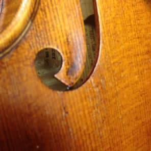 Virzi Tone Producer Violin 1924 Antique gibson loar era 4/4 full size image 9