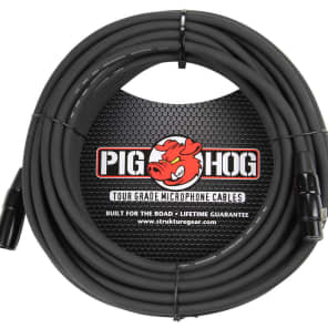 Pig Hog PHM50 Tour Grade XLR Male to Female Mic Cable - 50'