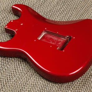 Fender Standard Stratocaster Body 2006 Candy Apple Red image 6