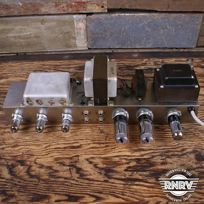 Vintage 1959 Fender Tweed Bassman 5F6-A Narrow Panel Vintage 1959 Fender Tweed Bassman 5F6-A Narrow Panel