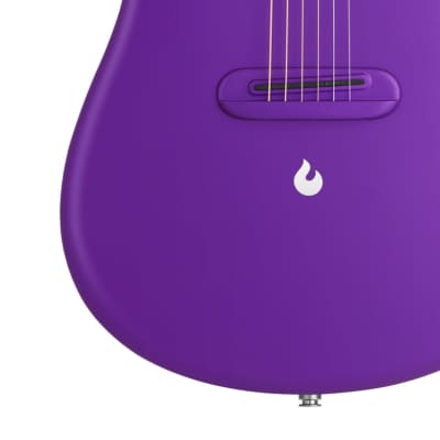 Lava Music ME 4 Carbon Fiber 36” Acoustic Electric Guitar - Purple image 6