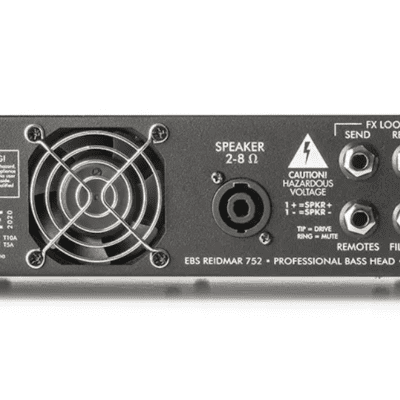 EBS Reidmar 752 Class D lightweight Bass Amplifier head New! image 3